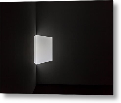 Rectangle Metal Print featuring the photograph Floating Rectangle by Tomer Eliash