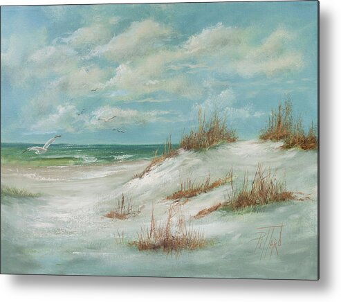 Metal Print featuring the painting Fort Walton Beach by Lynne Pittard