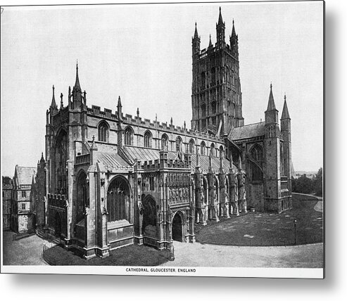 England Metal Print featuring the photograph Gloucester Cathedral by Archive Photos