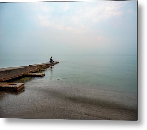 Serenity Metal Print featuring the photograph Greet the morning by Kristine Hinrichs