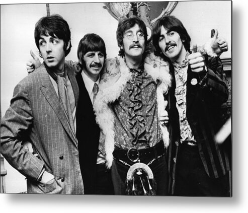 Rock And Roll Metal Print featuring the photograph Happy Hearts Club by John Pratt