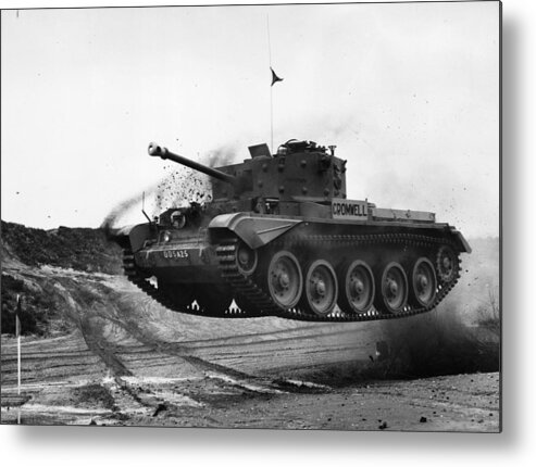 1950-1959 Metal Print featuring the photograph Happy Tank by E. Bacon