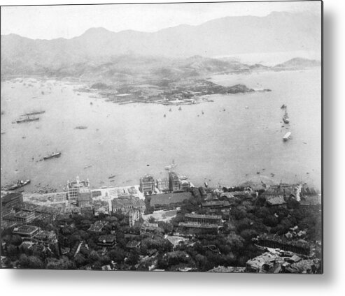 1880-1889 Metal Print featuring the photograph Hong Kong by Hulton Archive