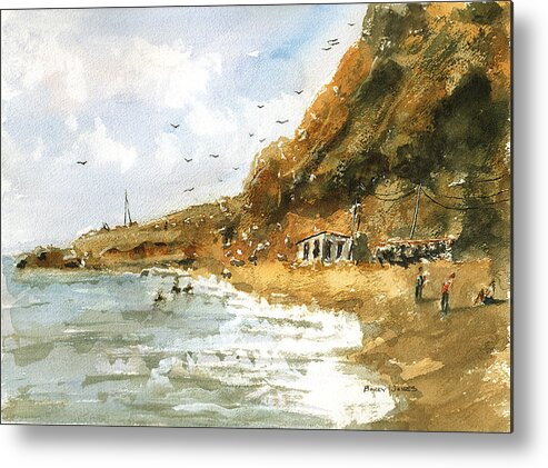 Hide-a-way Metal Print featuring the painting Island Hide-A-Way by Barry Jones