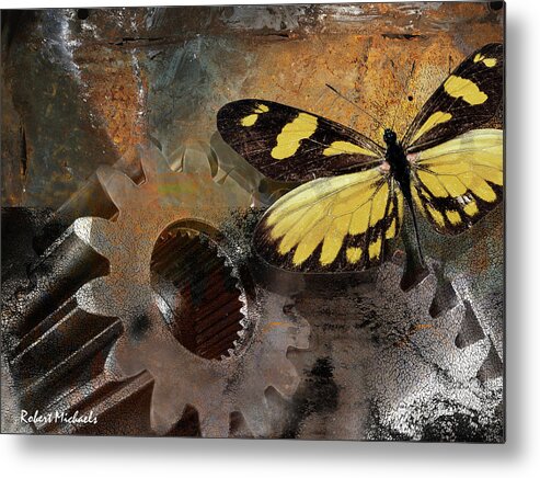 Butterly Metal Print featuring the photograph Mariposa by Robert Michaels
