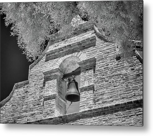 Antonio Metal Print featuring the photograph Mission Bell by Alan Kepler