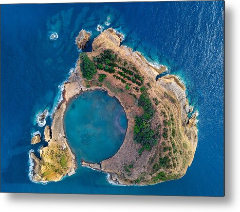 Azores Metal Print featuring the photograph Mother Nature's Eye by Alvaro Roxo
