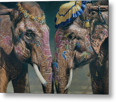 Animals Metal Print featuring the photograph Nellies by Michael Jackson