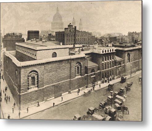 England Metal Print featuring the photograph Newgate Prison by General Photographic Agency