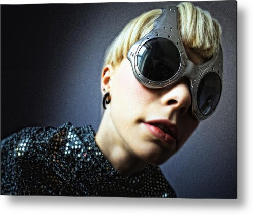 Glasses Metal Print featuring the photograph Oakley by Kenp