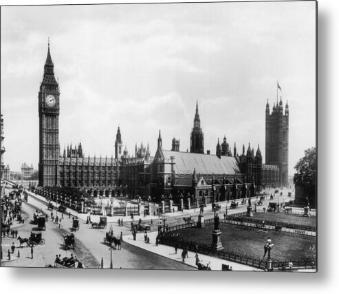 Architectural Feature Metal Print featuring the photograph Parliament Square by Frederick Hardie