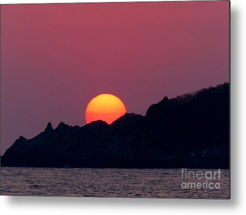 Sunset Metal Print featuring the photograph Peace by Rosanne Licciardi