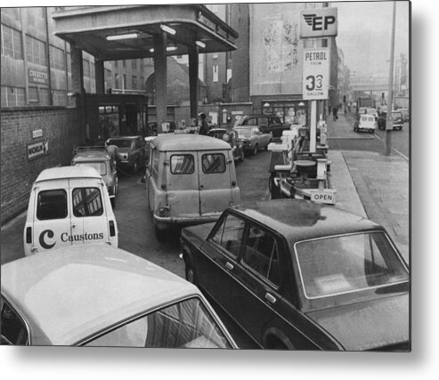 Outdoors Metal Print featuring the photograph Petrol Shortage by Aubrey Hart