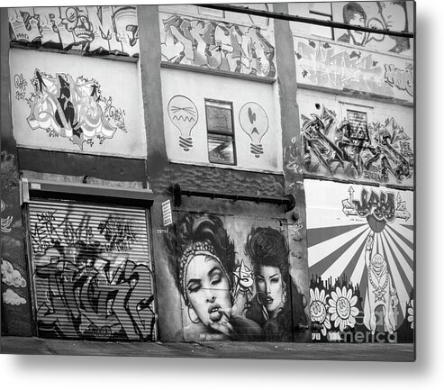 5 Points Metal Print featuring the photograph Queens NY Art Center 5 Points 2013 by Chuck Kuhn