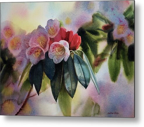 Rhododendron Metal Print featuring the Rhododendron by Svetlana Orinko