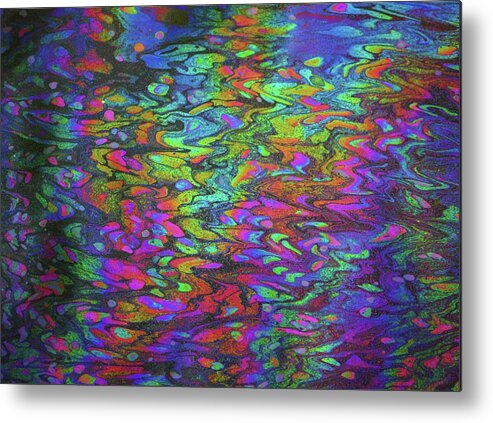 Spectrum Metal Print featuring the photograph Salmon Hallucination by Fred Bailey