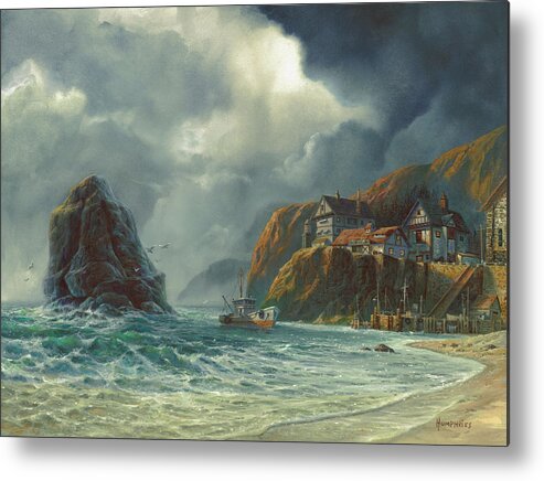 Michael Humphries Metal Print featuring the painting Sanctuary by Michael Humphries