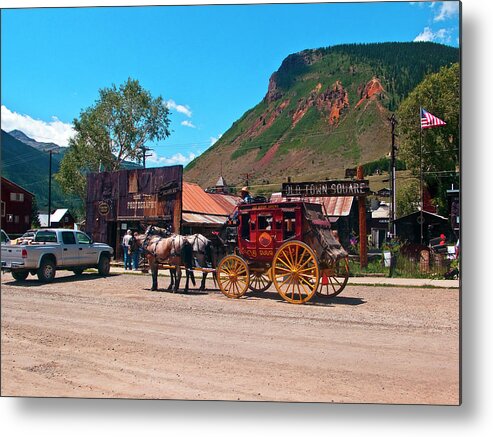 Estock Metal Print featuring the digital art Silverton Colorado by Tola