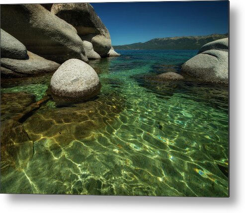Tahoe Cave Metal Print featuring the photograph Tahoe Cave by Natalie Mikaels
