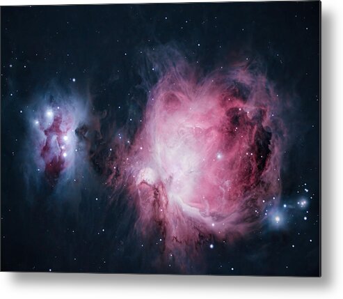 Orion Metal Print featuring the photograph The Great Nebula In Orion by Magnus Renmyr