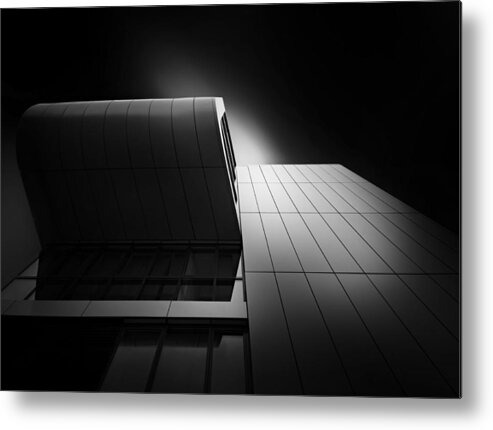 Architecture Metal Print featuring the photograph The Last Light by Ercan Sahin
