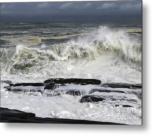 Two Lights State Park Metal Print featuring the photograph Two Lights State Park, Maine by Jeanette French