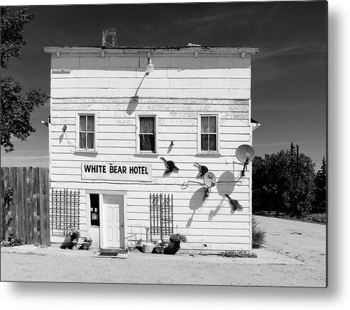 White Bear Hotel Metal Print featuring the photograph White Bear Hotel by Dominic Piperata