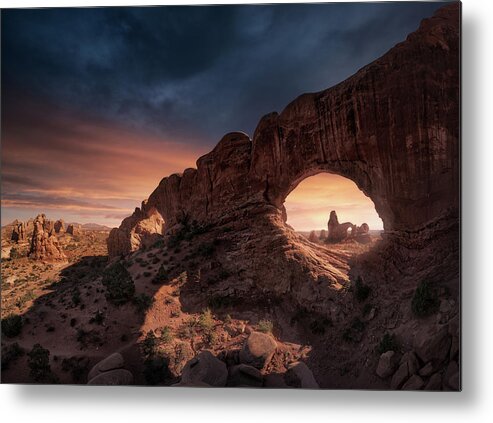 Arches Metal Print featuring the photograph Windows by Carlos F. Turienzo