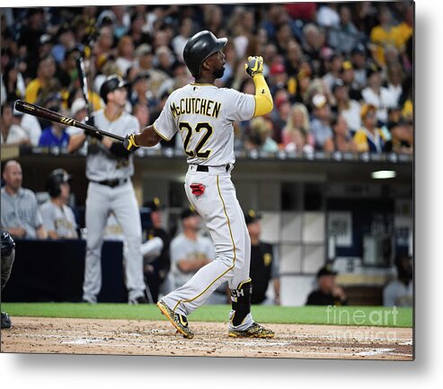 People Metal Print featuring the photograph Andrew Mccutchen by Denis Poroy