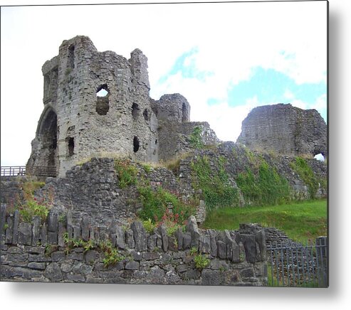 Castles Metal Print featuring the photograph Denbigh castle #1 by Christopher Rowlands