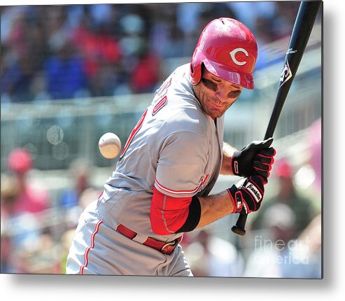 Atlanta Metal Print featuring the photograph Joey Votto by Scott Cunningham