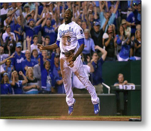 People Metal Print featuring the photograph Lorenzo Cain by Ed Zurga