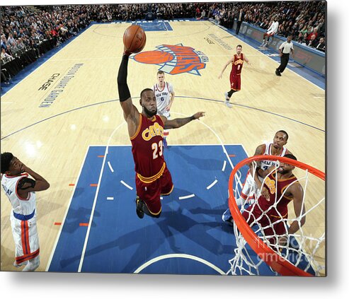 Lebron James Metal Print featuring the photograph Lebron James #114 by Nathaniel S. Butler