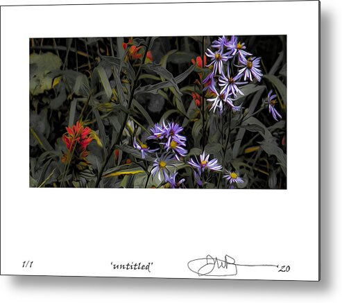 Signed Limited Edition Of 10 Metal Print featuring the digital art 20 by Jerald Blackstock