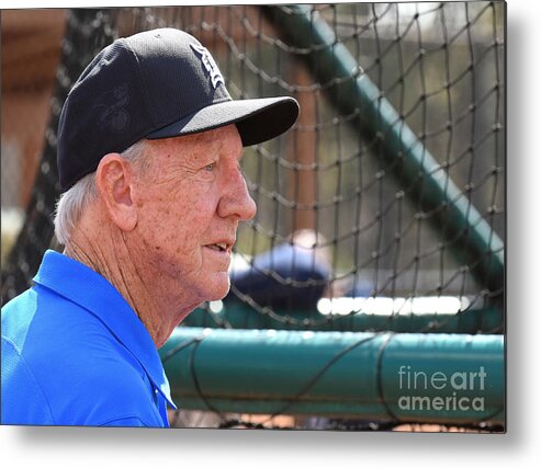 People Metal Print featuring the photograph Al Kaline by Mark Cunningham