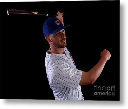 Media Day Metal Print featuring the photograph Kris Bryant #3 by Gregory Shamus