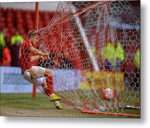 Team Sport Metal Print featuring the photograph Nottingham Forest v Queens Park Rangers - The Emirates FA Cup Third Round #5 by Tony Marshall
