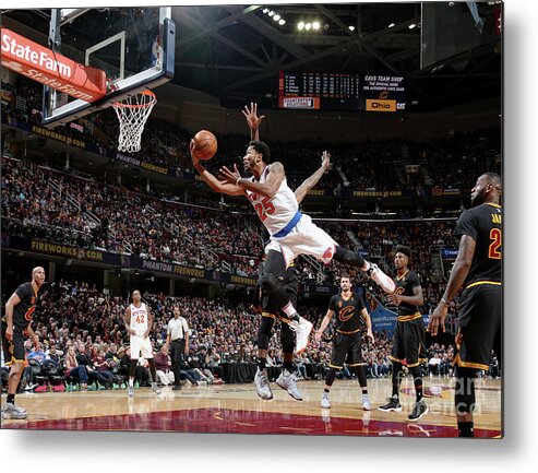 Derrick Rose Metal Print featuring the photograph Derrick Rose by Nathaniel S. Butler