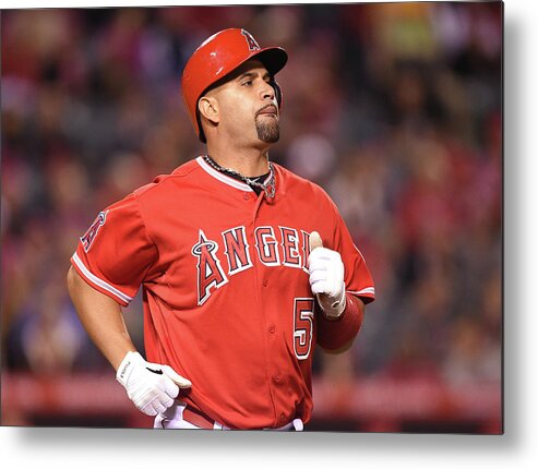 People Metal Print featuring the photograph Albert Pujols by Harry How