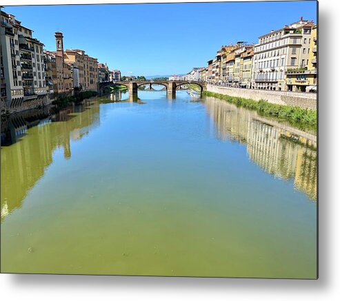  Metal Print featuring the photograph Arno Sunny Day by Judy Frisk