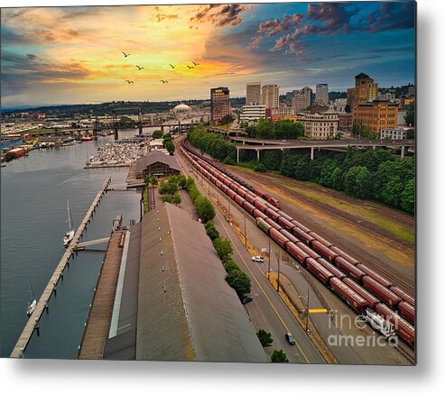 Tacoma Metal Print featuring the photograph Awesome Tacoma Evening by Sal Ahmed