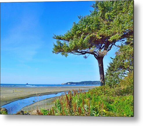 Ocean Metal Print featuring the photograph Copalis National Wildlife Refuge by Bill TALICH