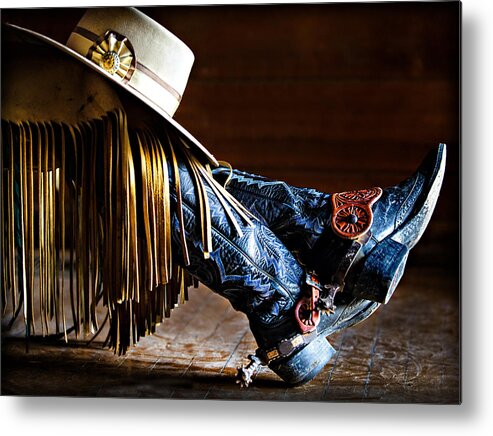 People Metal Print featuring the photograph Cowgirl Style in California by Vicki Jauron, Babylon and Beyond Photography