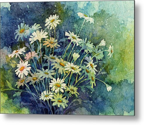 Daisy Metal Print featuring the painting Daisy Bouquet by Hailey E Herrera