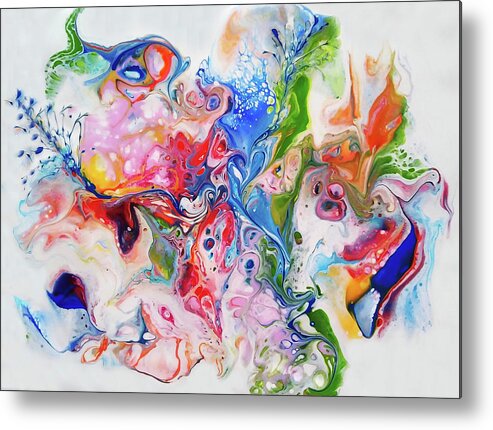 Colorful Metal Print featuring the painting Day Dream by Deborah Erlandson