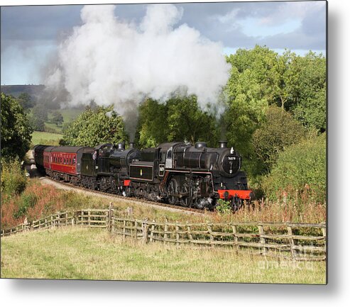 Nymr Metal Print featuring the photograph Double header NYMR by Bryan Attewell