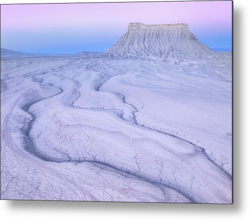 Factory Butte Metal Print featuring the photograph Factory Butte Utah by Susan Candelario