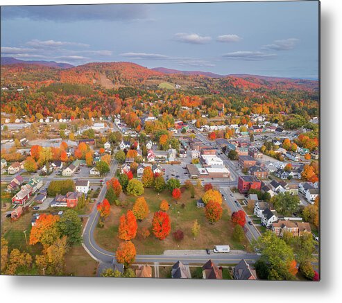 Fall Metal Print featuring the photograph Fall Foliage In Lyndonville, Vermont - September 2020 #2 by John Rowe