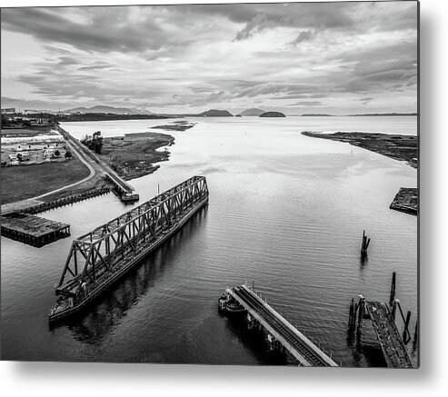 Anacortes Metal Print featuring the photograph Fidalgo Slough by Michael Rauwolf