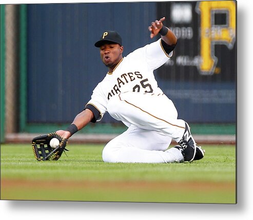 People Metal Print featuring the photograph Gregory Polanco by Jared Wickerham